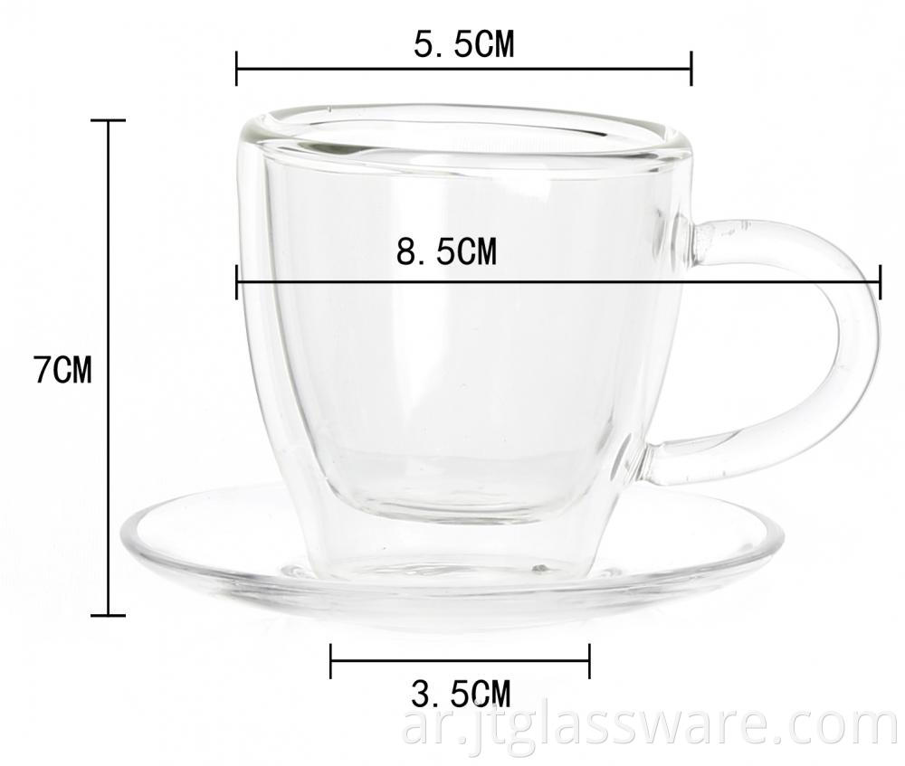 Clear Glass Coffee Mugs